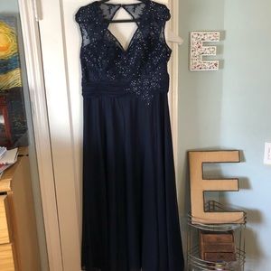 Mother of the Bride / Bridesmaid Dress Navy Blue